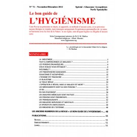 N°072 - Le bon guide - Spécial Glaucome, Acouphènes, Nerfs, Spondylite